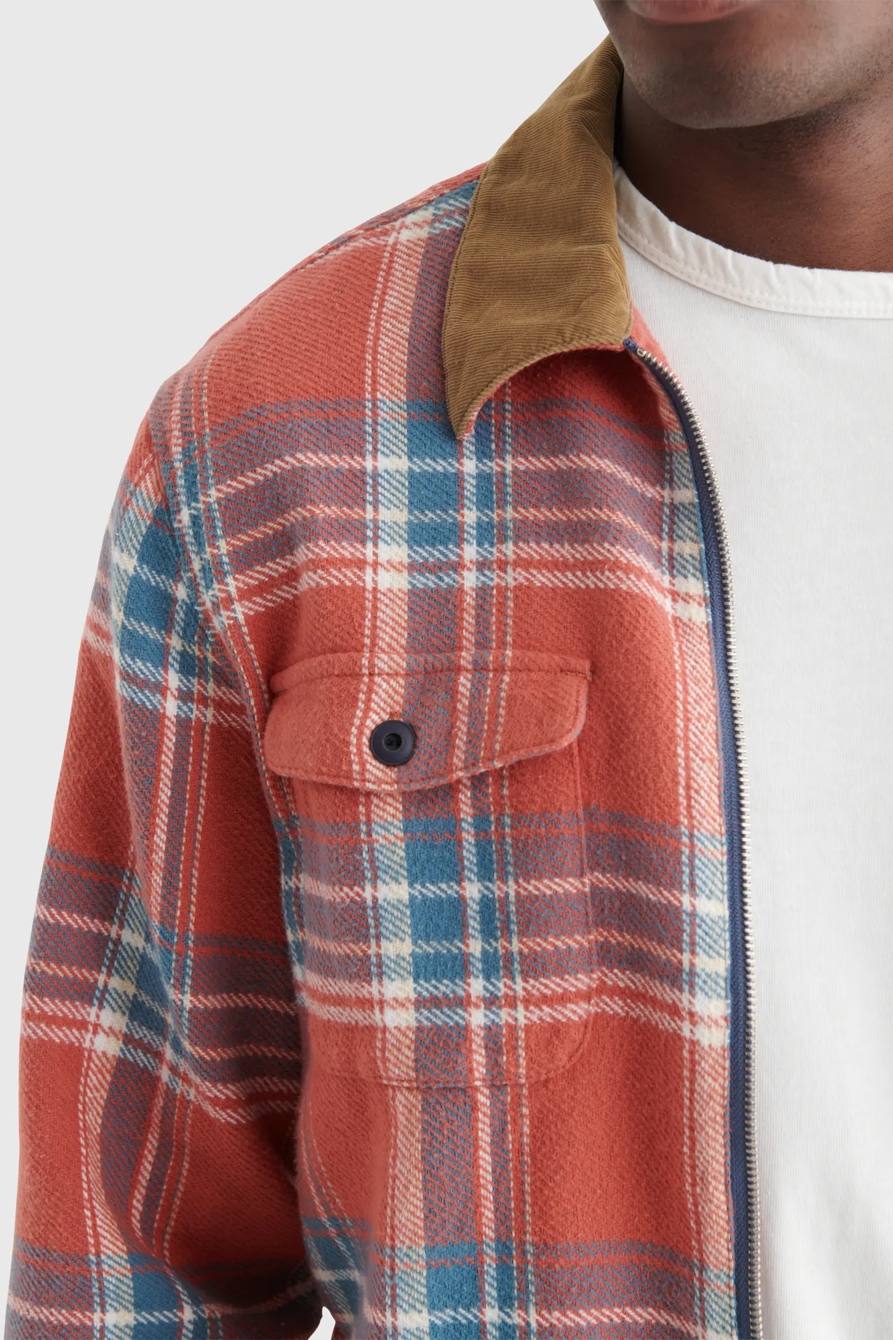 ZIP FRONT PLAID SHIRT, image 4