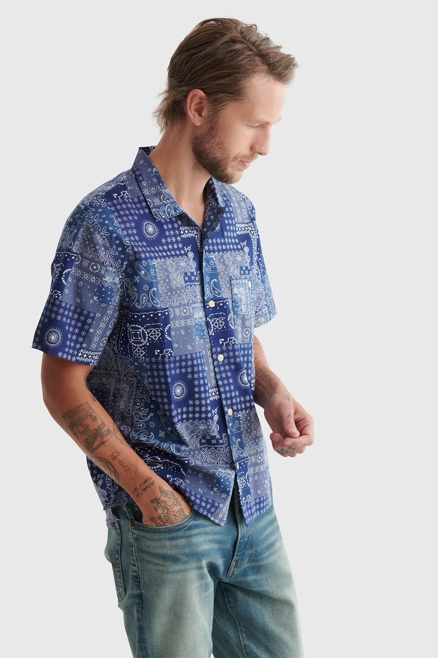 SHORT SLEEVE CLUB COLLAR SHIRT, image 3