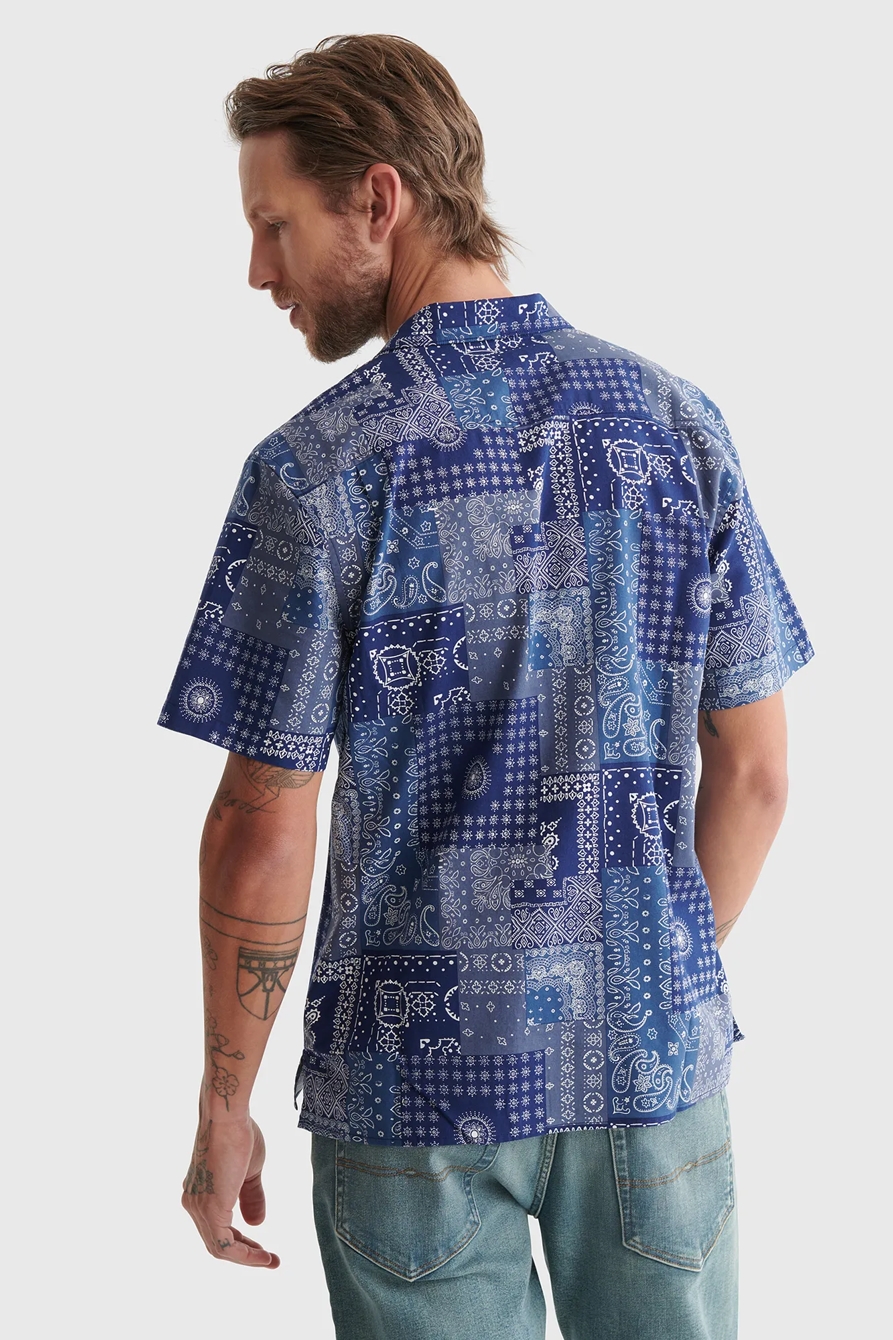SHORT SLEEVE CLUB COLLAR SHIRT, image 5