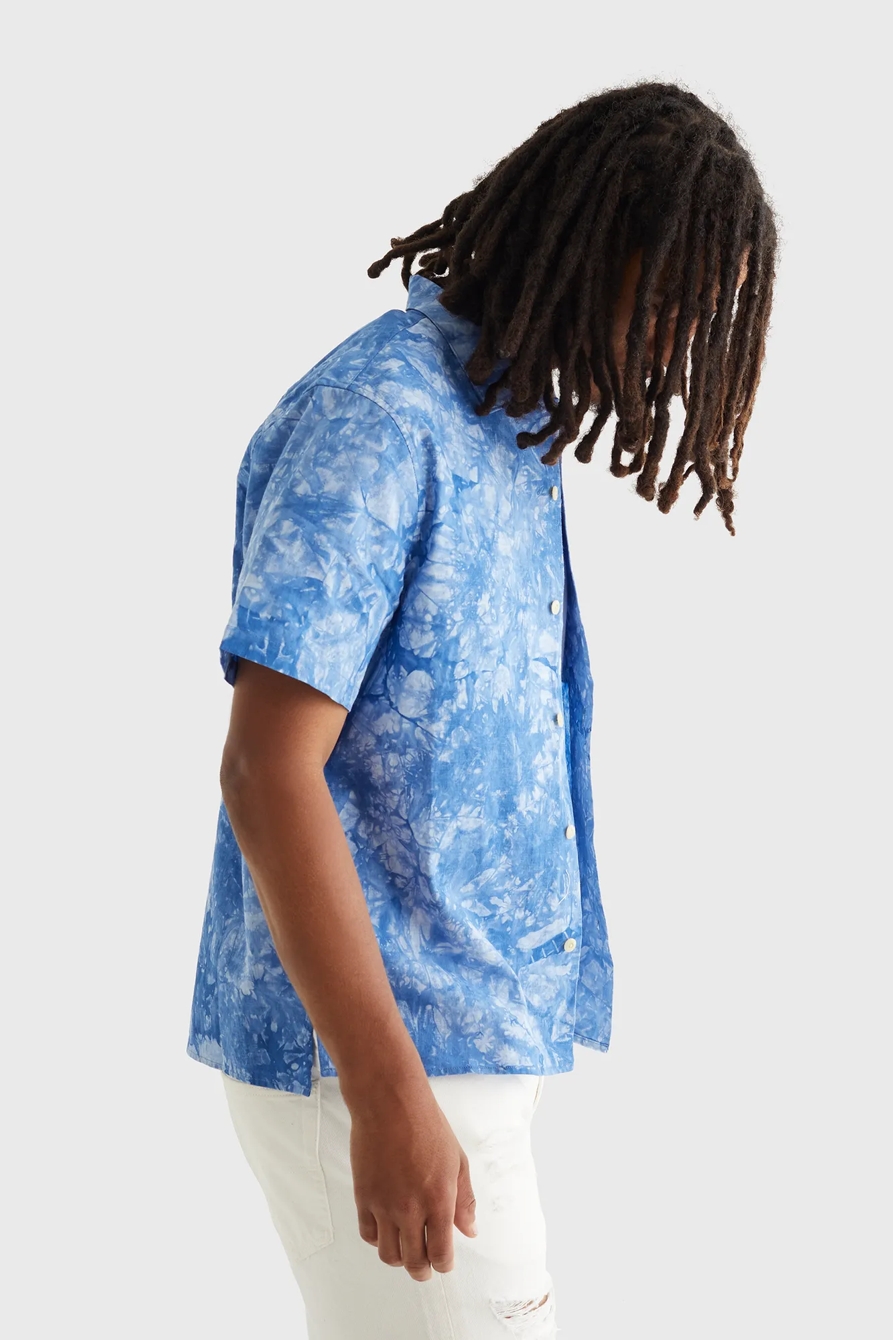 SHORT SLEEVE CLUB COLLAR SHIRT, image 3