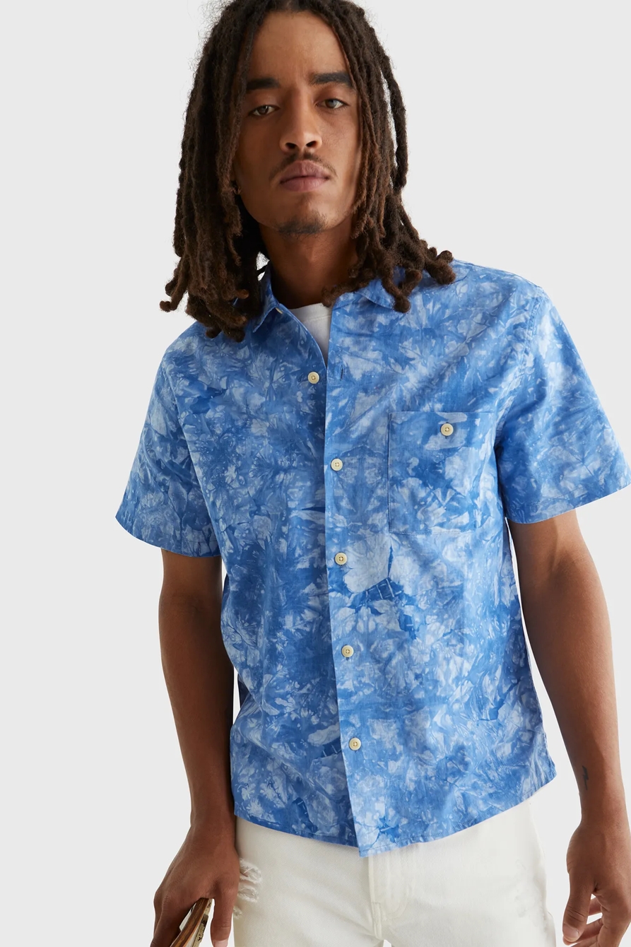SHORT SLEEVE CLUB COLLAR SHIRT, image 6
