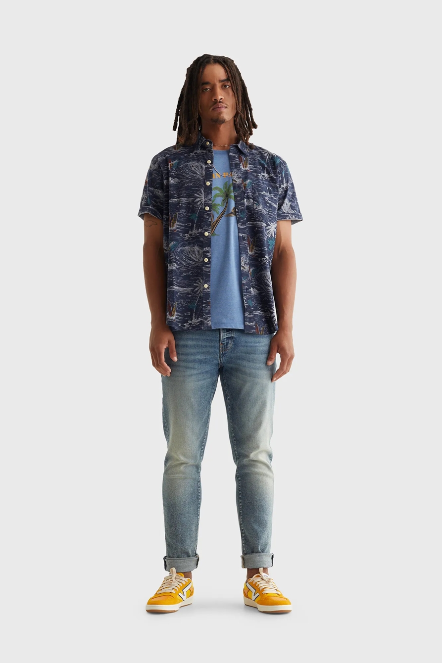 SHORT SLEEVE SAN GABRIEL CHAMBRAY SHIRT, image 2