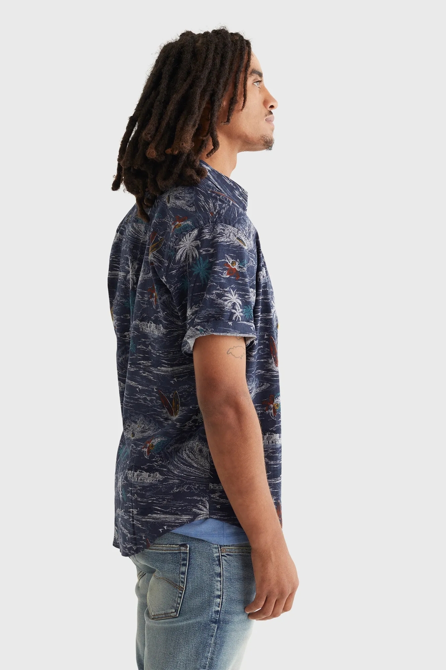 SHORT SLEEVE SAN GABRIEL CHAMBRAY SHIRT, image 3