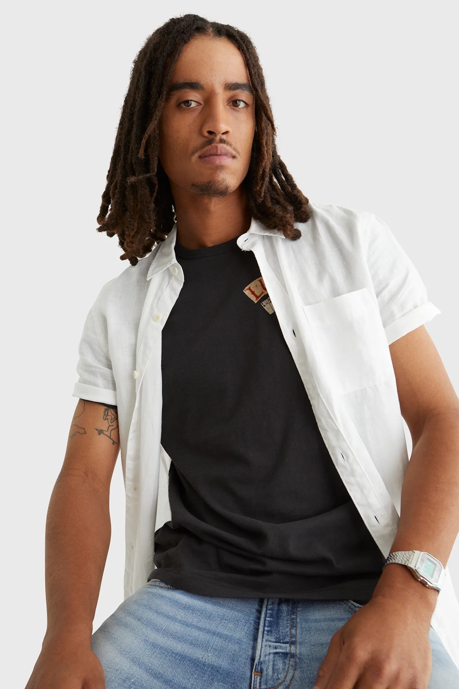 SHORT SLEEVE SAN GABRIEL LINEN SHIRT, image 6