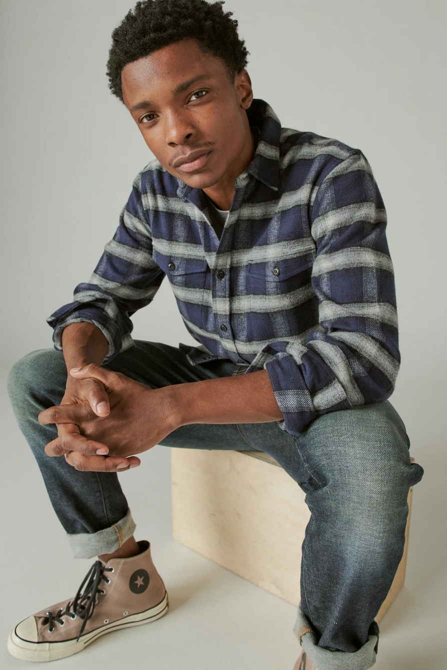 PLAID UTILITY CLOUD FLANNEL, image 6