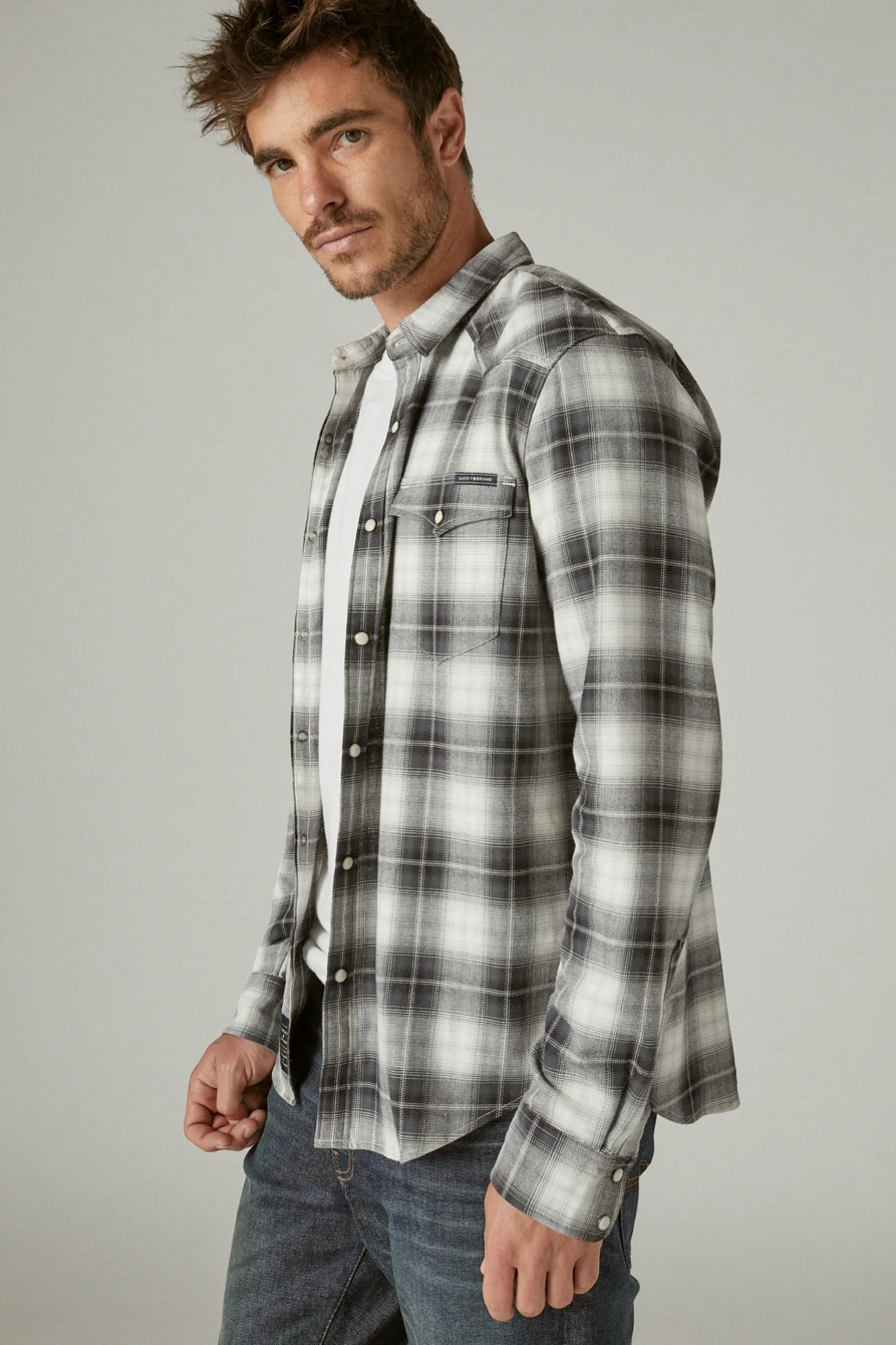 PLAID TWILL WESTERN SHIRT, image 3