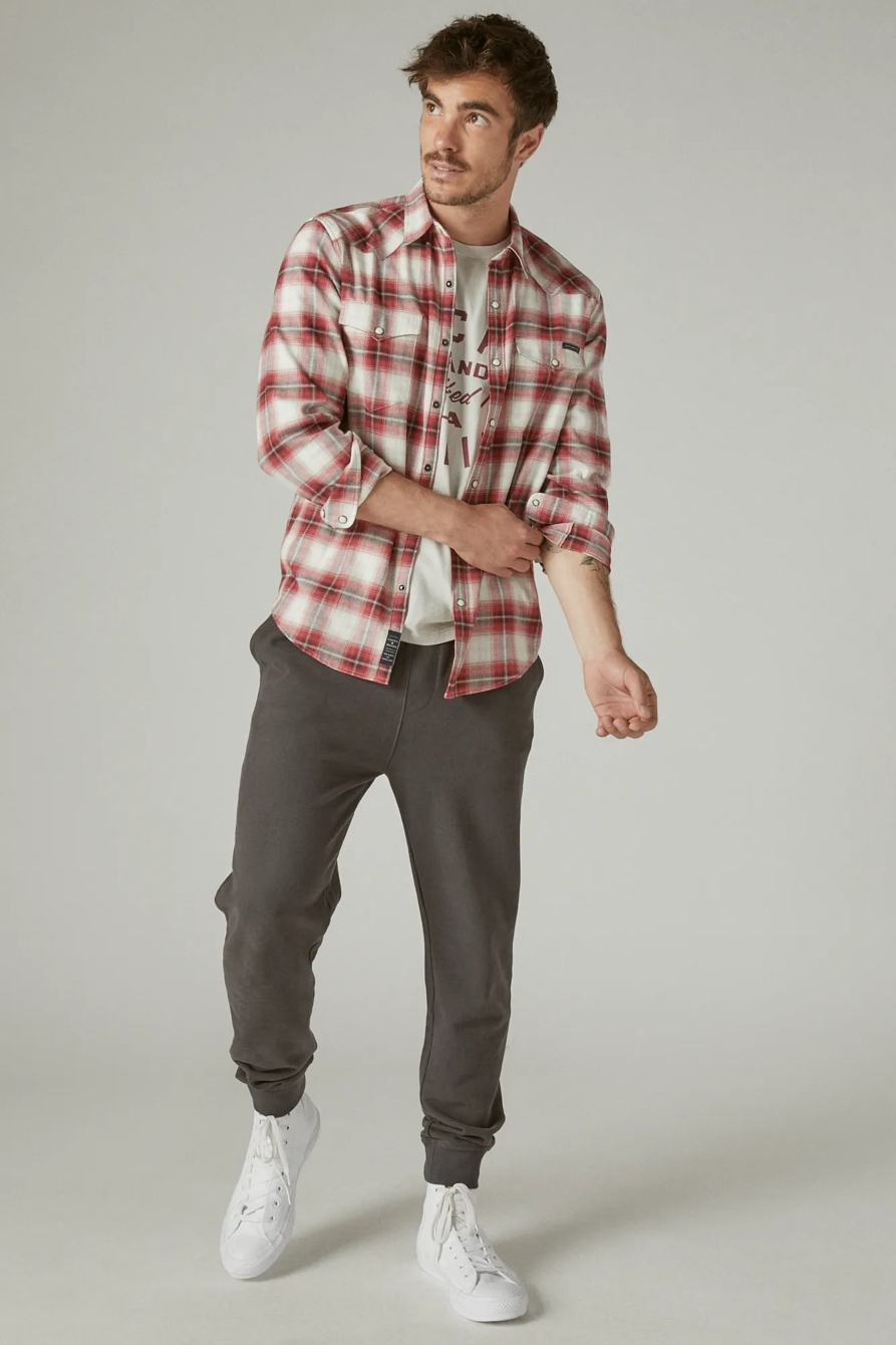 PLAID TWILL WESTERN SHIRT, image 2
