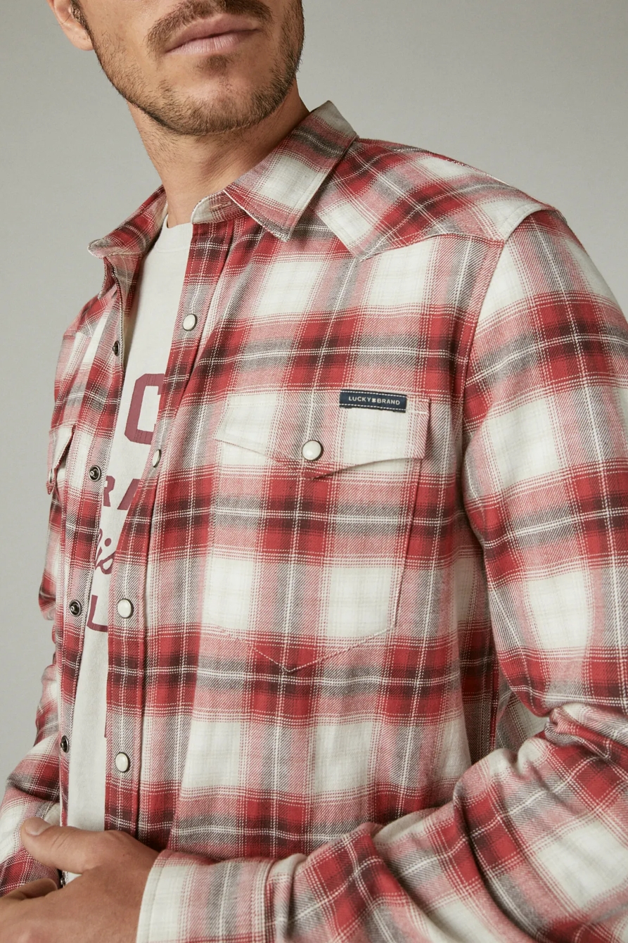 PLAID TWILL WESTERN SHIRT, image 5