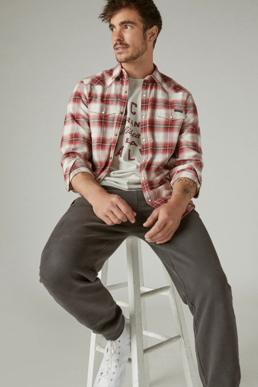 PLAID TWILL WESTERN SHIRT, image 6