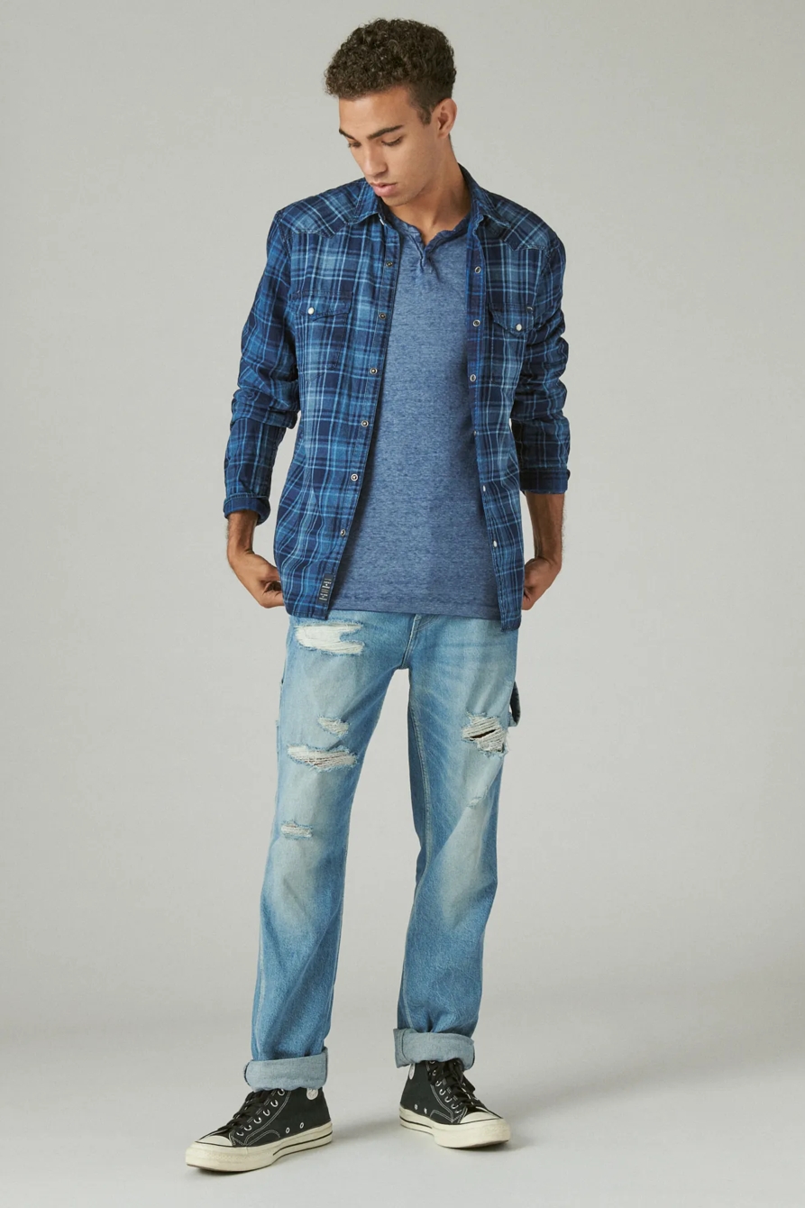 WASHED INDIGO WESTERN, image 2