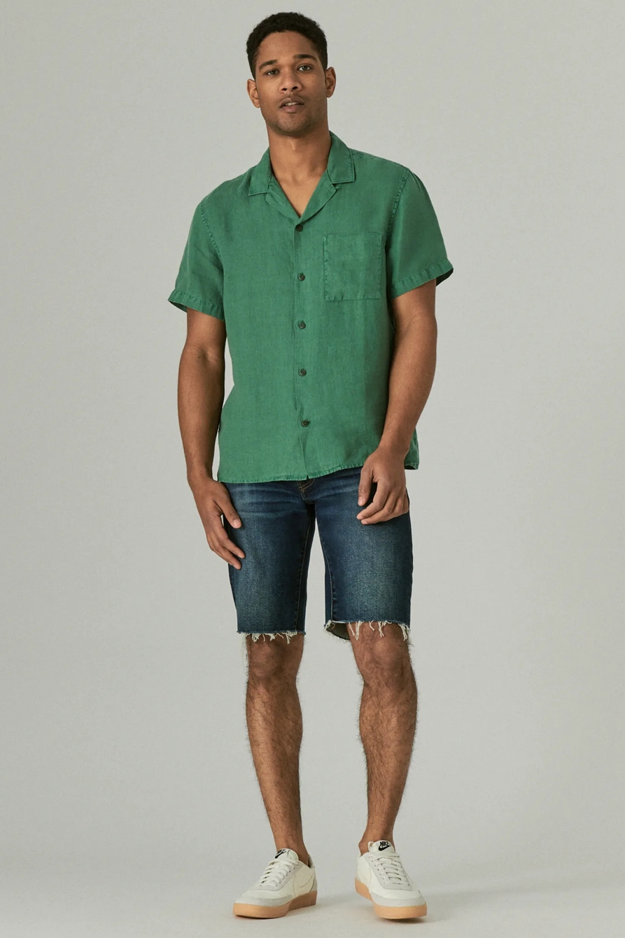 HEMP CAMP COLLAR SHORT SLEEVE SHIRT | Lucky Brand HEMP CAMP COLLAR SHORT SLEEVE SHIRT | Lucky Brand