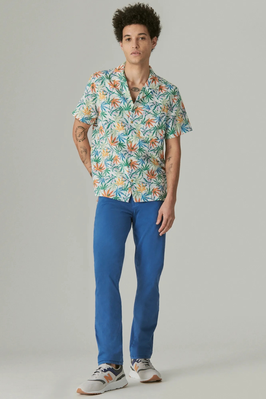 HEMP PRINT CAMP COLLAR SHORT SLEEVE SHIRT, image 2