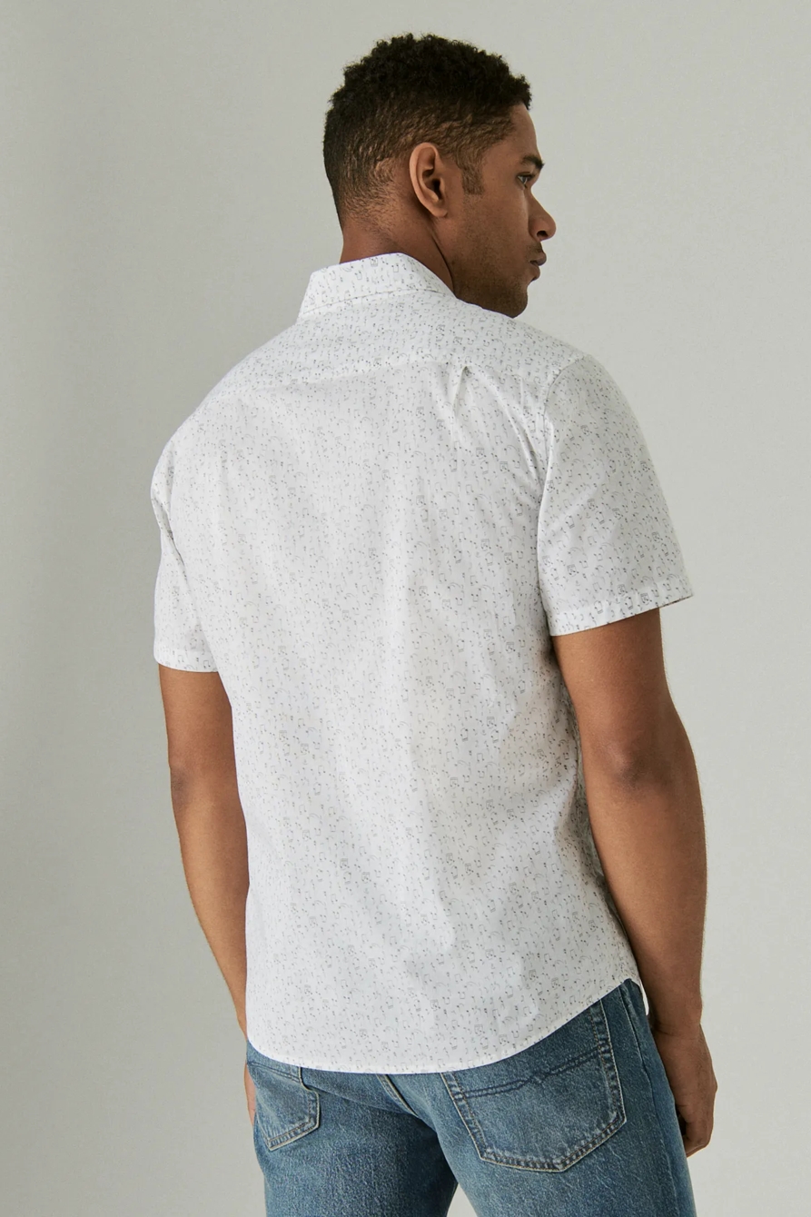 STRETCH POPLIN PRINTED UTILITY SHORT SLEEVE SHIRT, image 4