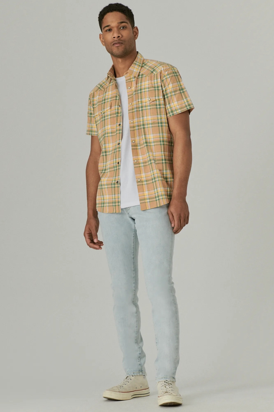 PLAID WESTERN SHORT SLEEVE SHIRT, image 2