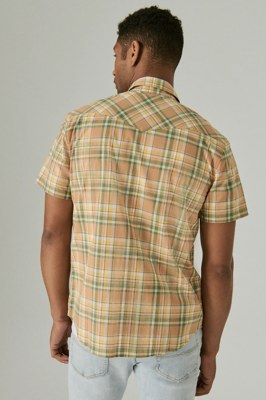 PLAID WESTERN SHORT SLEEVE SHIRT, image 4