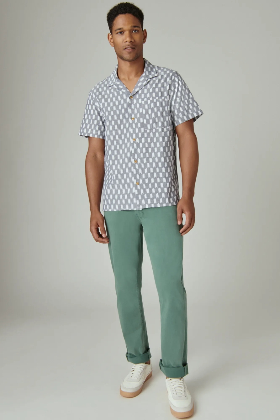 IKAT SHORT SLEEVE CAMP COLLAR SHIRT, image 2