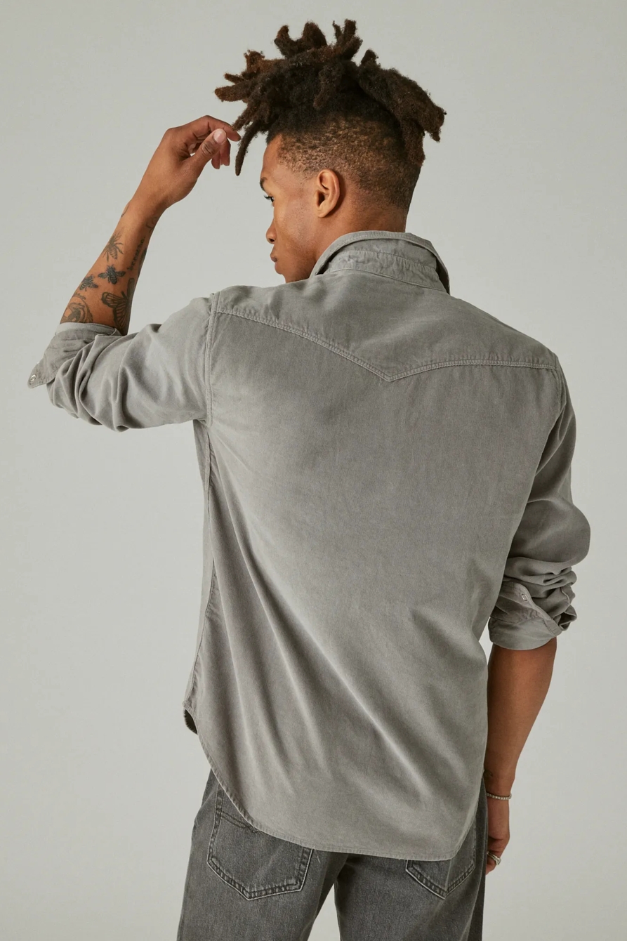 CORDUROY WESTERN LONG SLEEVE SHIRT, image 3