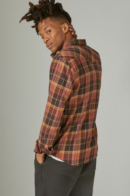 STRETCH GROM PLAID WESTERN LONG SLEEVE SHIRT, image 2