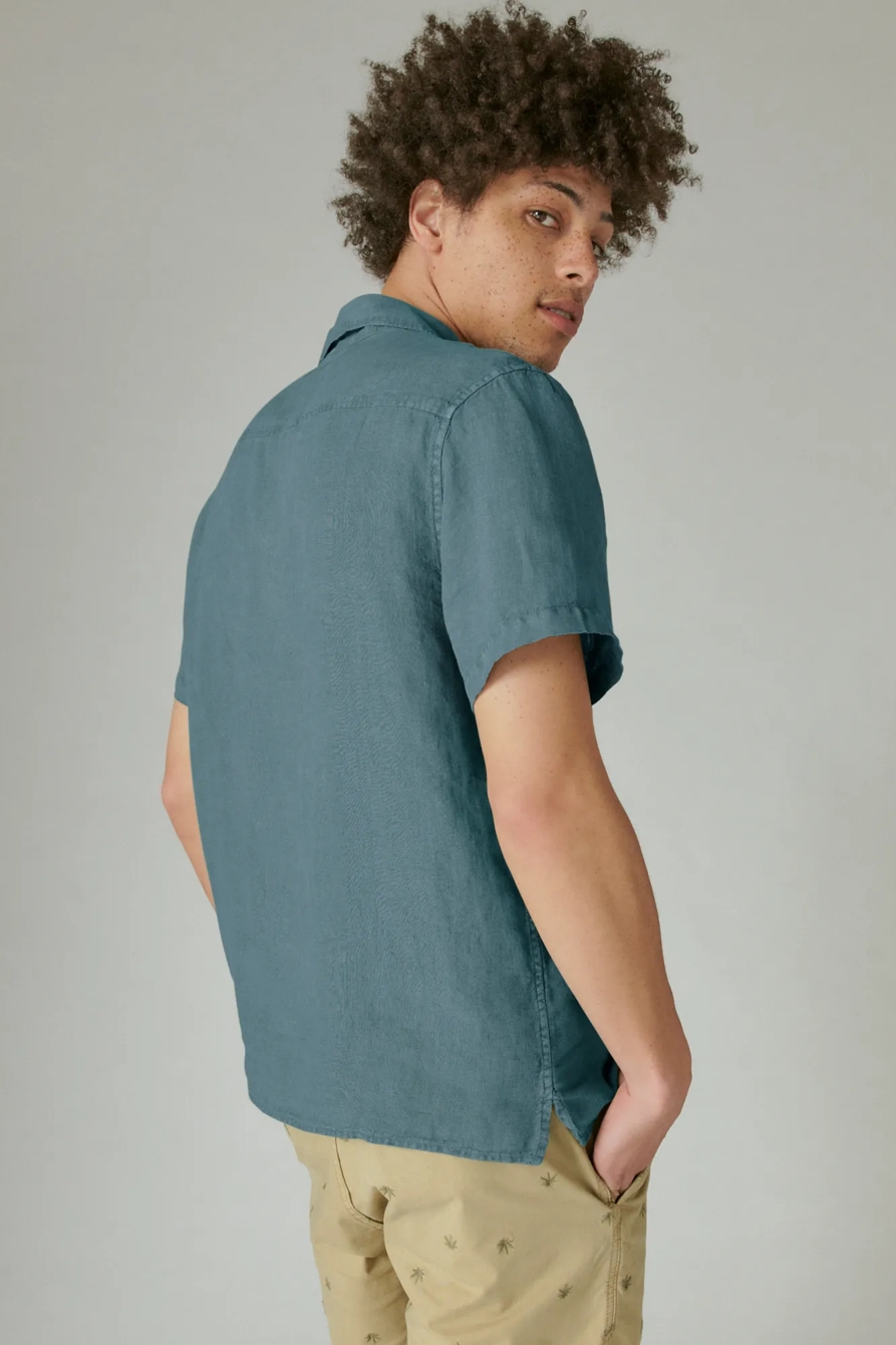 LINEN SHORT SLEEVE AUTO SHIRT, image 2