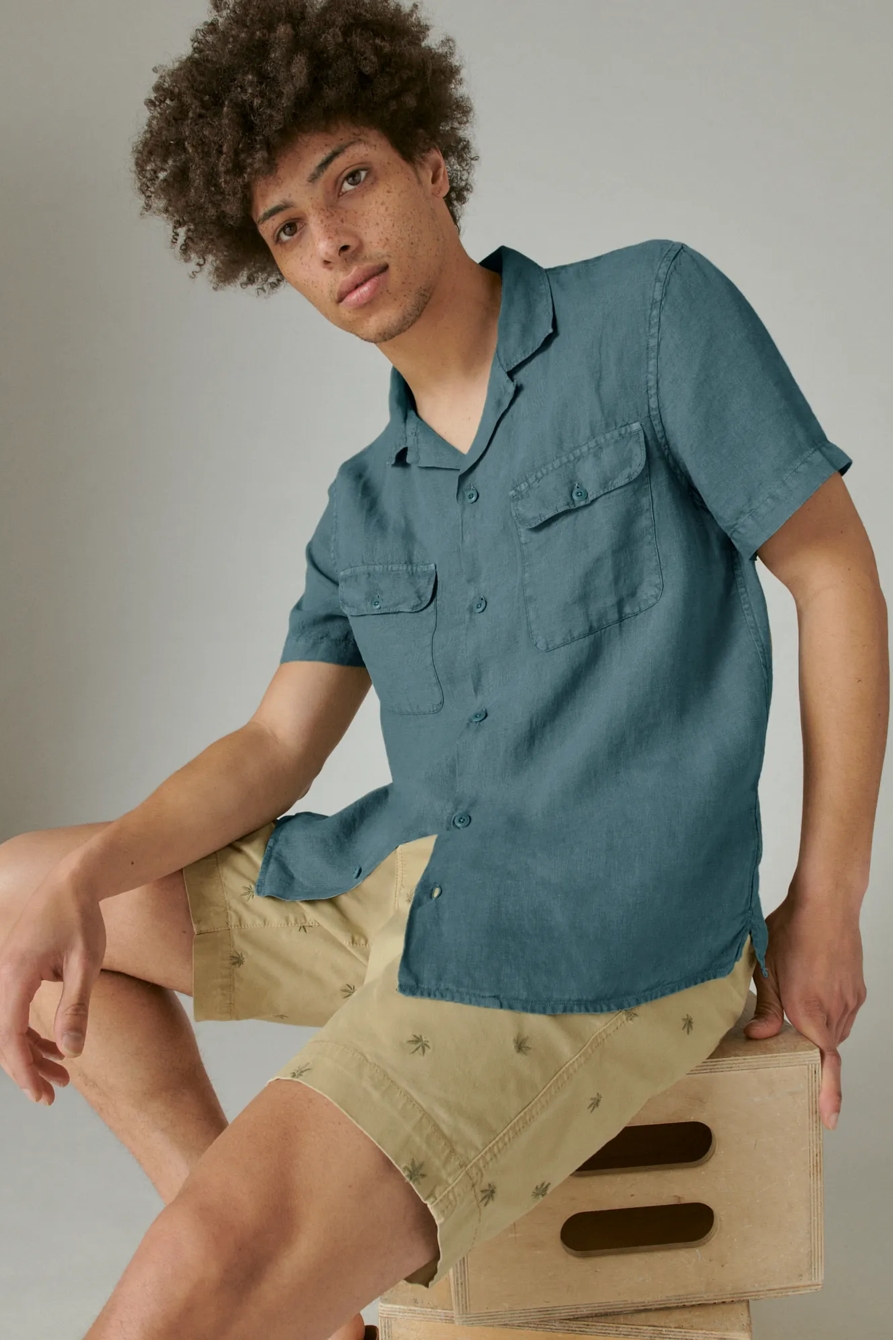 LINEN SHORT SLEEVE AUTO SHIRT, image 4