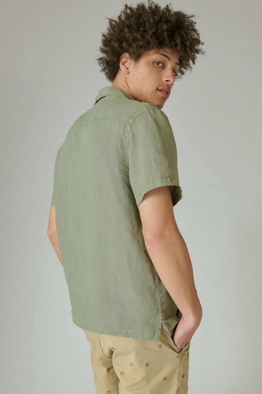 LINEN SHORT SLEEVE AUTO SHIRT, image 3