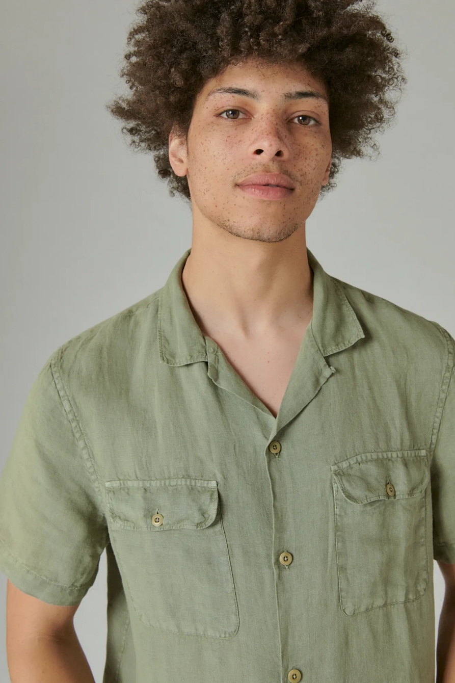 LINEN SHORT SLEEVE AUTO SHIRT, image 4