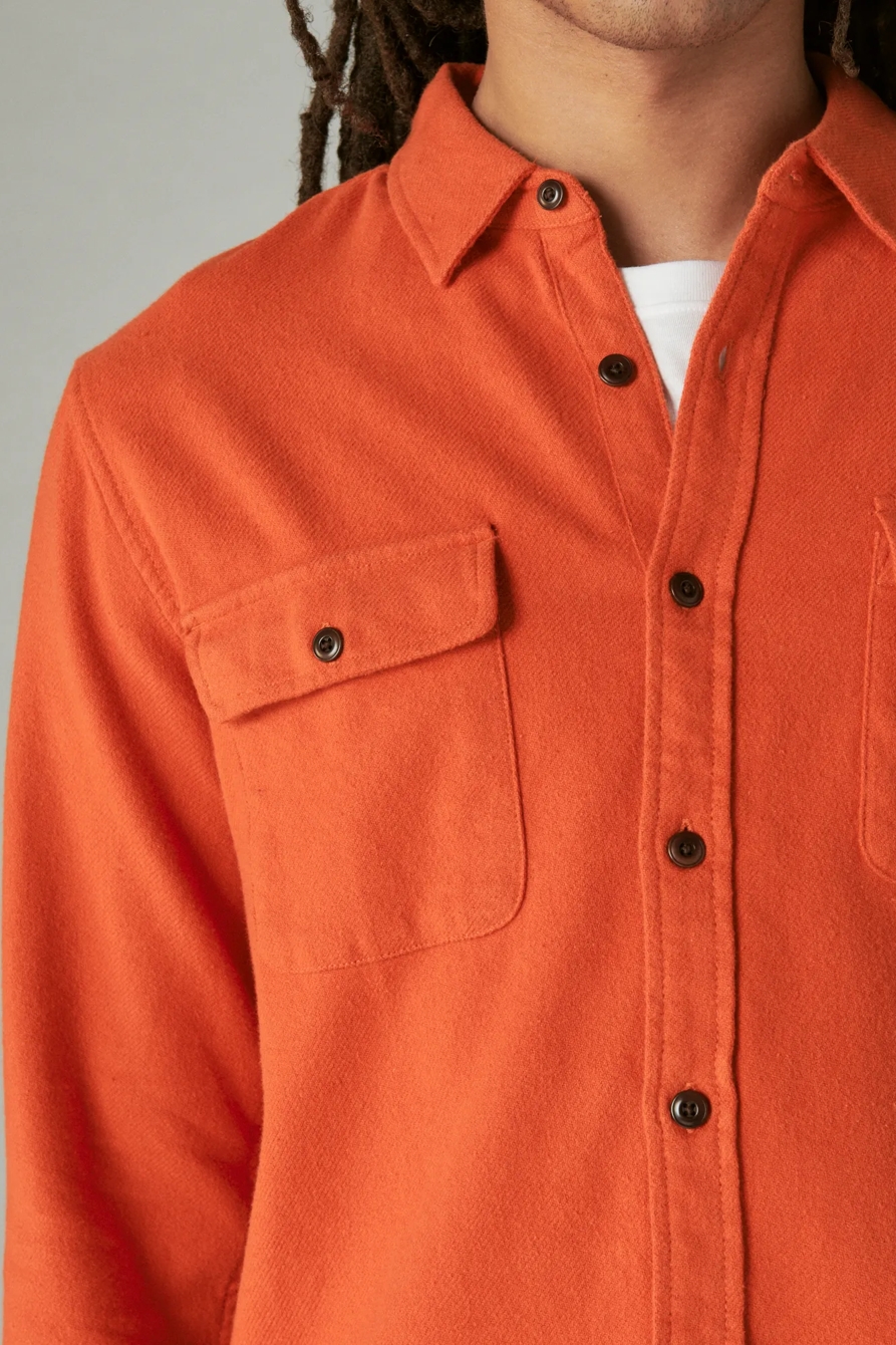 SOLID UTILITY CLOUD SOFT LONG SLEEVE FLANNEL, image 4