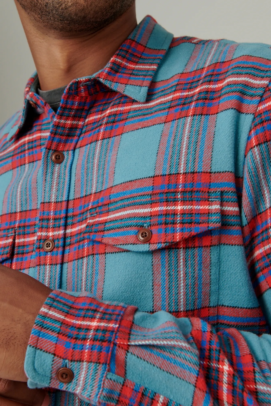 PLAID UTILITY CLOUD SOFT LONG SLEEVE FLANNEL, image 4