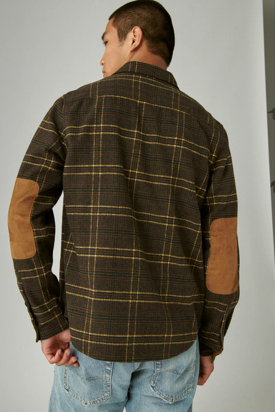 WOOL BLEND UTILITY LONG SLEEVE OVER-SHIRT, image 2