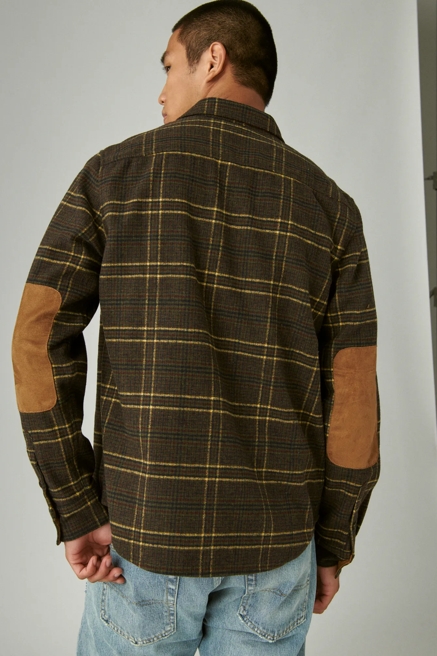 WOOL BLEND UTILITY LONG SLEEVE OVER-SHIRT, image 2