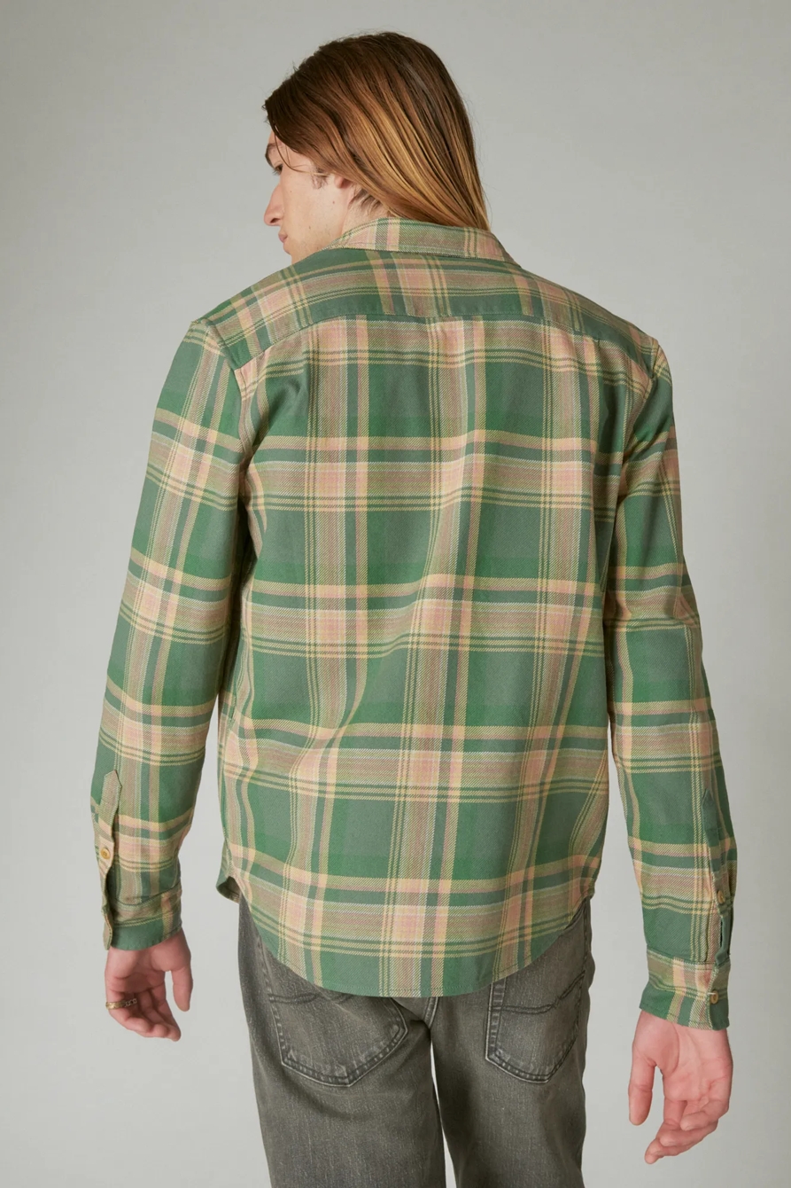 PLAID CHUNKY TWILL UTILITY LONG SLEEVE SHIRT, image 3