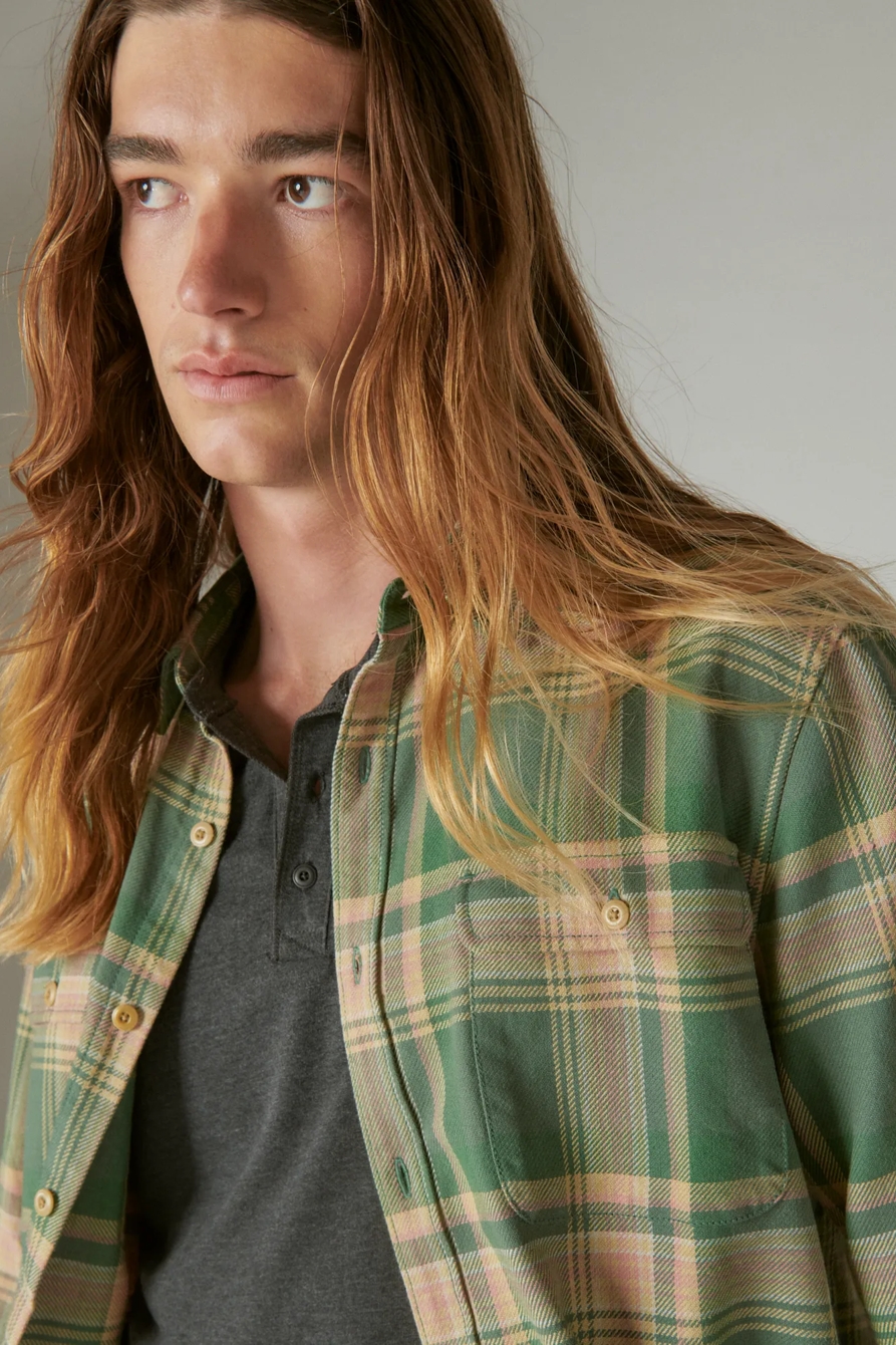 PLAID CHUNKY TWILL UTILITY LONG SLEEVE SHIRT, image 4