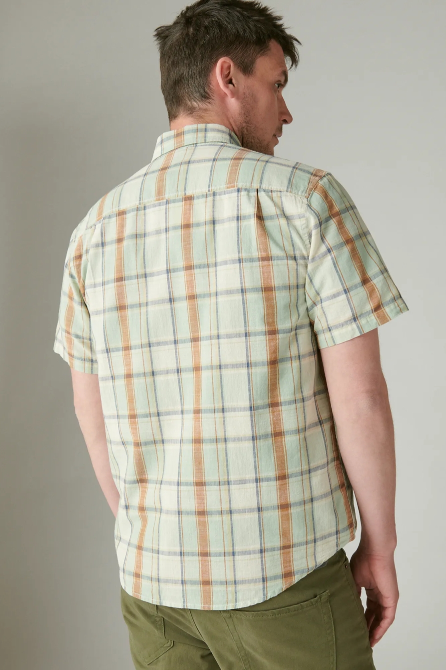 PLAID SHORT SLEEVE UTILITY SHIRT, image 3