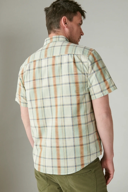 PLAID SHORT SLEEVE UTILITY SHIRT, image 3