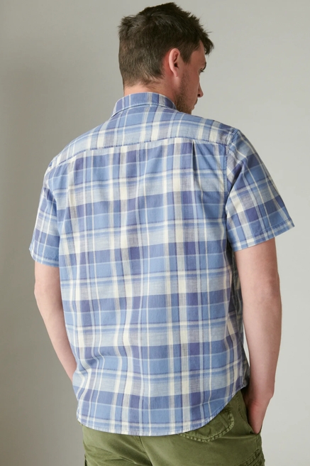 PLAID SHORT SLEEVE UTILITY SHIRT, image 3
