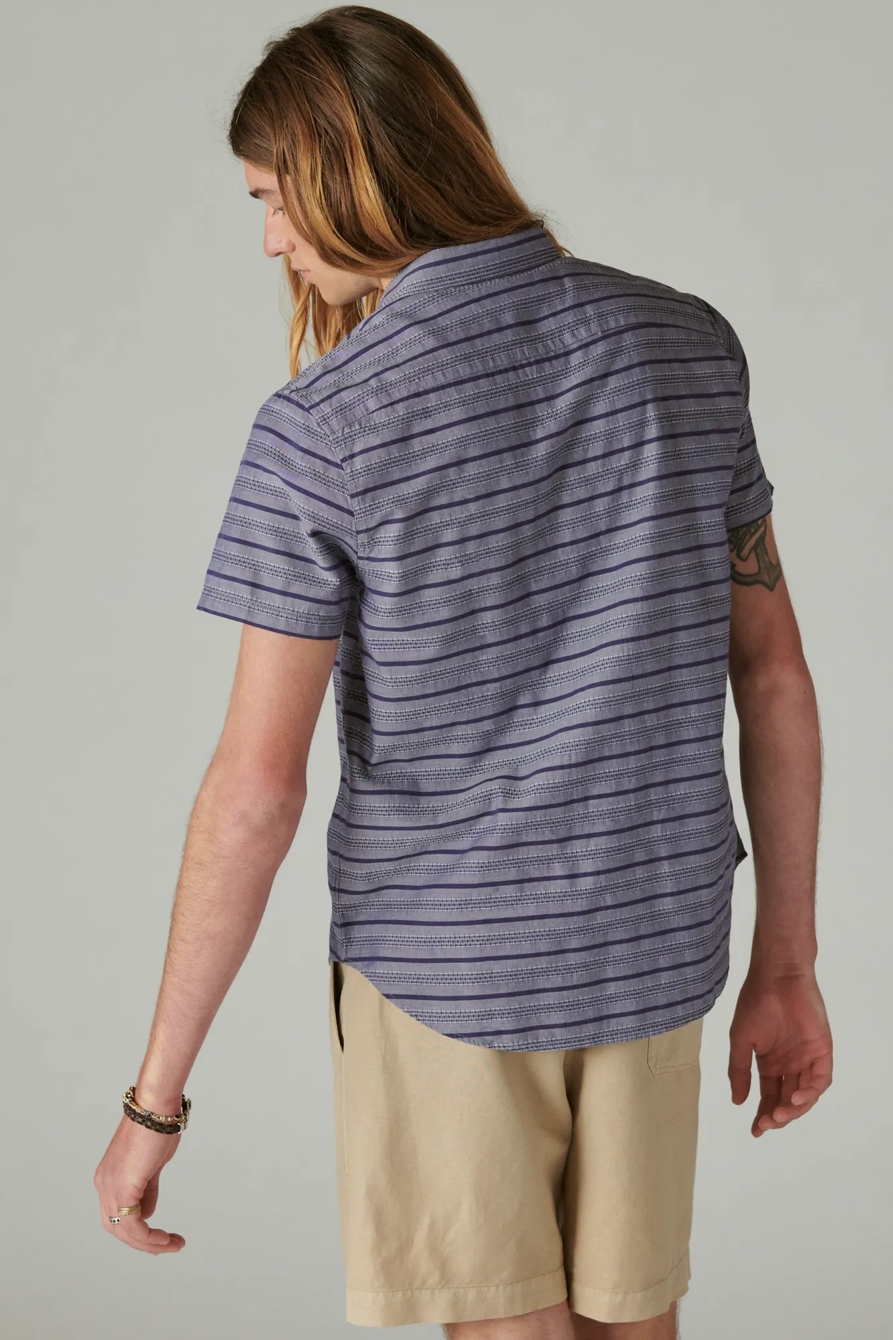 STRIPED SHORT SLEEVE UTILITY SHIRT, image 3