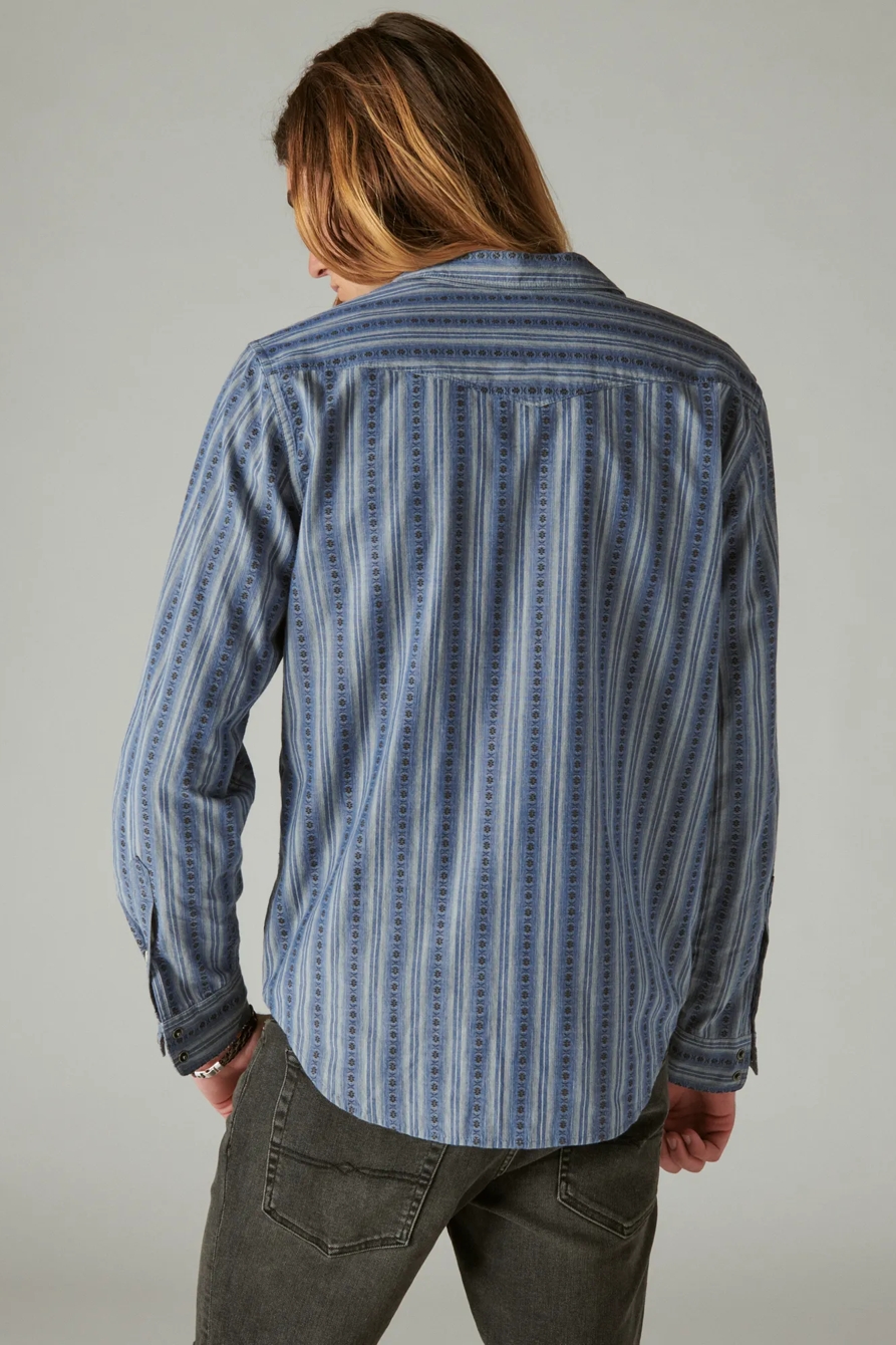STRIPED LONG SLEEVE MASA WESTERN SHIRT, image 4
