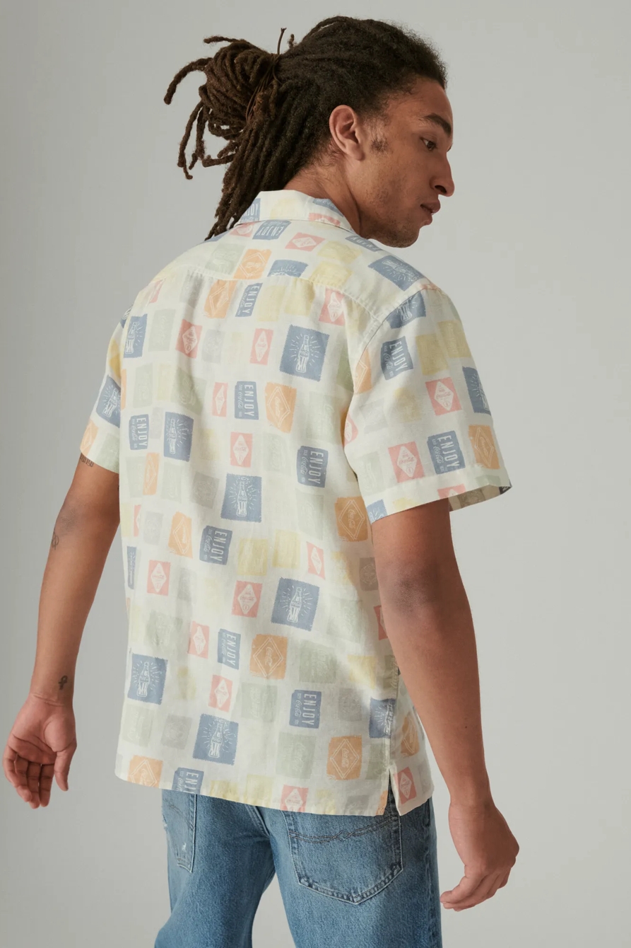 COCA-COLA CAMP COLLAR SHORT SLEEVE SHIRT, image 4