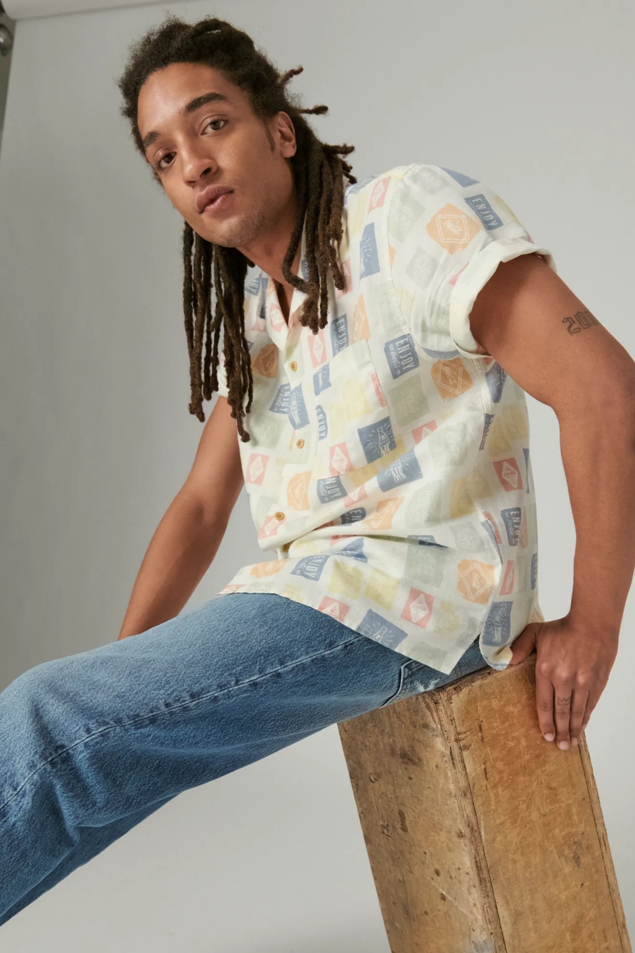 COCA-COLA CAMP COLLAR SHORT SLEEVE SHIRT, image 6