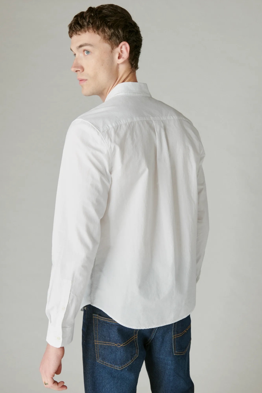 POPLIN ONE POCKET LONG SLEEVE SHIRT SHIRT, image 4