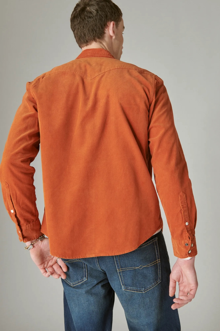 CORDUROY WESTERN LONG SLEEVE SHIRT, image 3