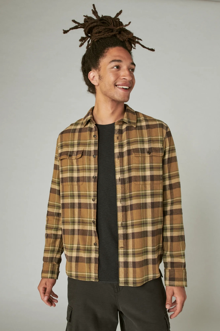 PLAID UTILITY CLOUD SOFT LONG SLEEVE FLANNEL, image 2
