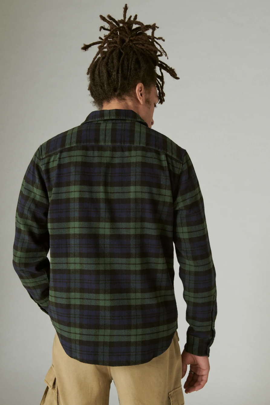 PLAID UTILITY CLOUD SOFT LONG SLEEVE FLANNEL, image 3
