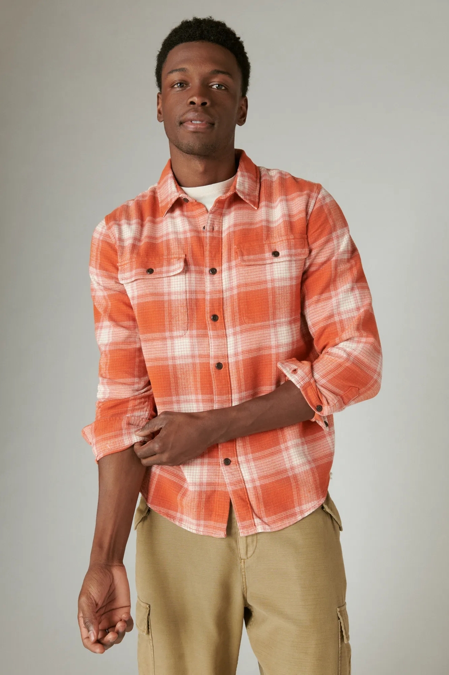 PLAID UTILITY CLOUD SOFT LONG SLEEVE FLANNEL, image 1