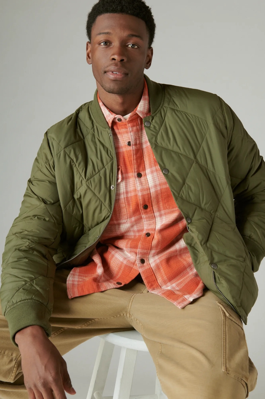 PLAID UTILITY CLOUD SOFT LONG SLEEVE FLANNEL, image 2