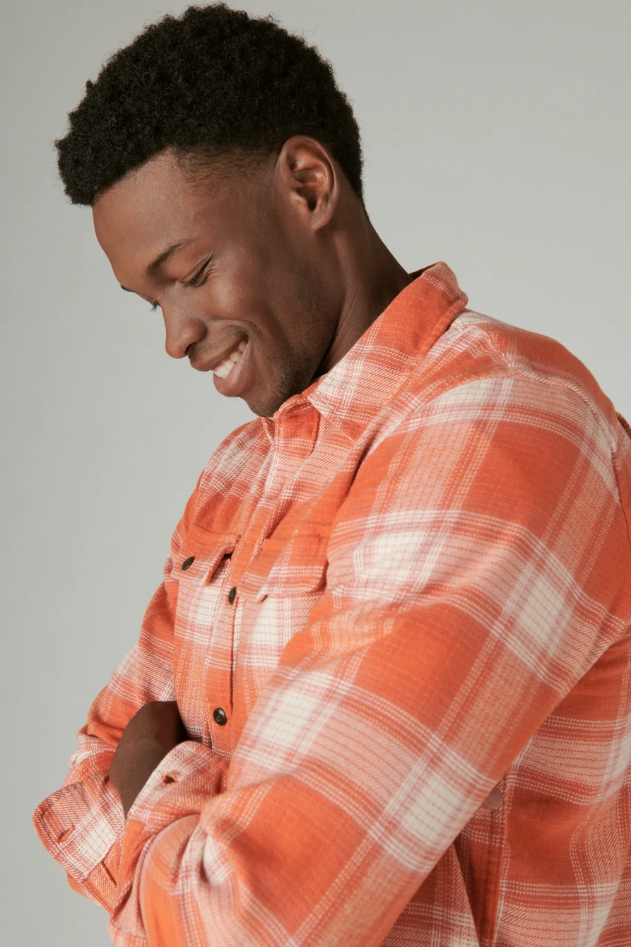 PLAID UTILITY CLOUD SOFT LONG SLEEVE FLANNEL, image 4