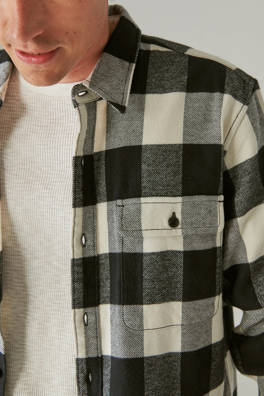 PLAID UTILITY CLOUD SOFT LONG SLEEVE FLANNEL, image 4