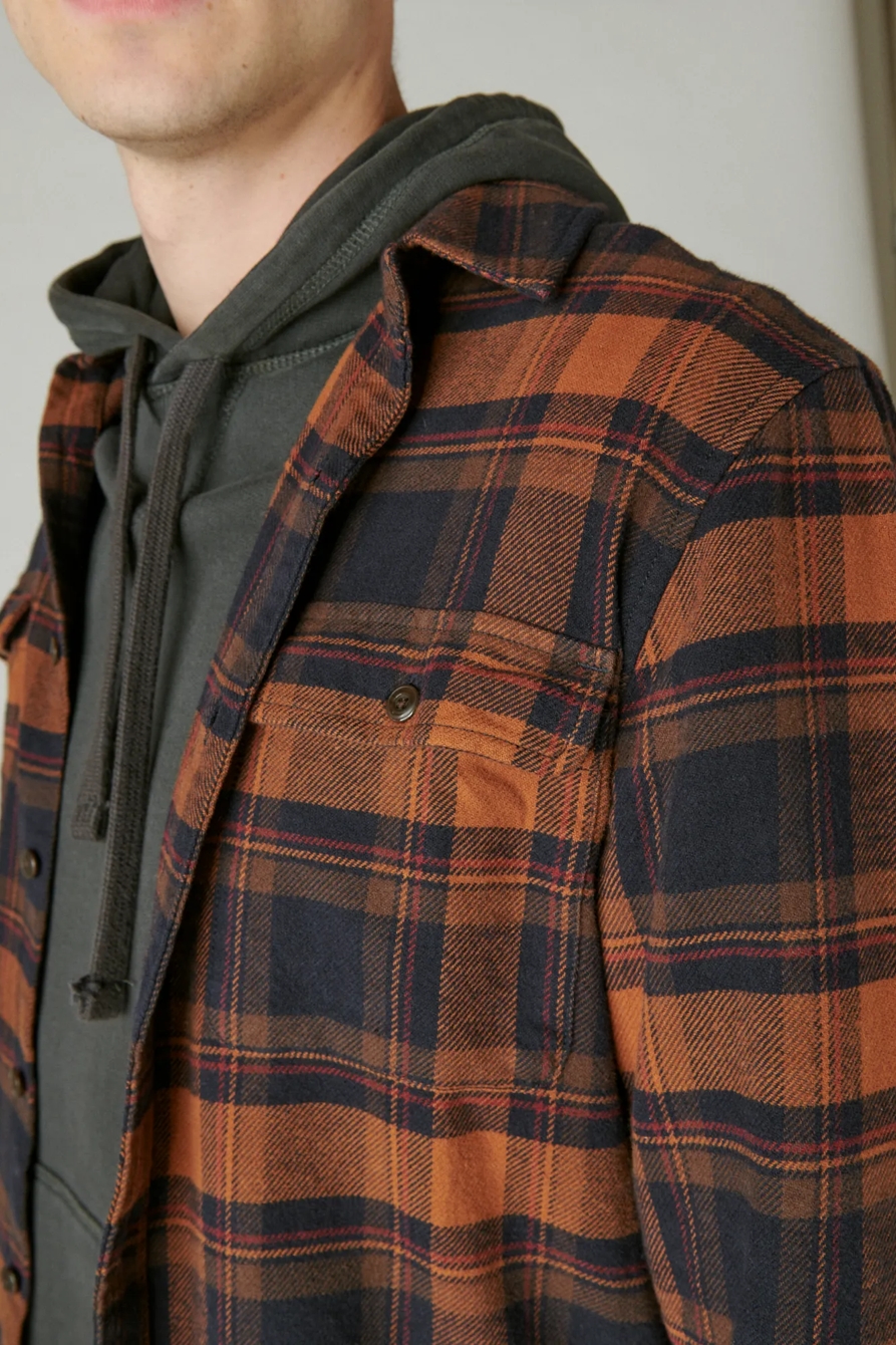 PLAID UTILITY CLOUD SOFT LONG SLEEVE FLANNEL, image 4