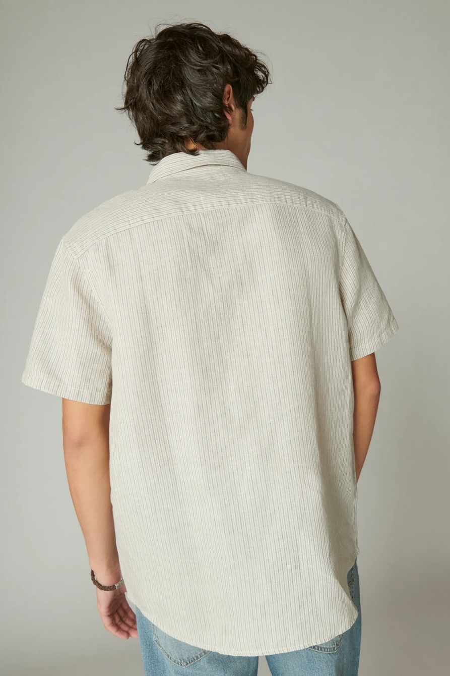 STRIPED SHORT SLEEVE UTILITY SHIRT, image 4