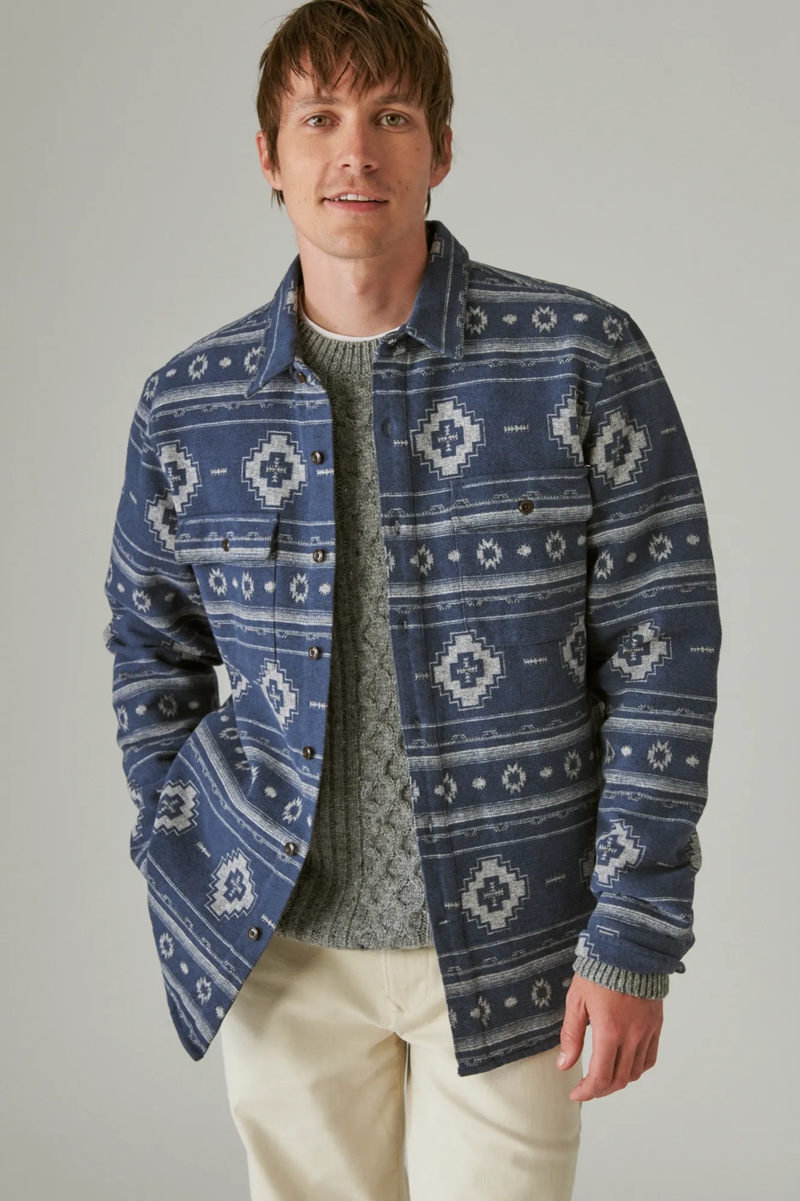 JAQUARD UTILITY LONG SLEEVE SHIRT, image 2